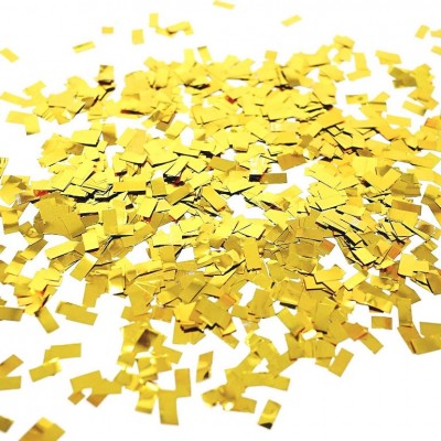 metallic foil square confetti